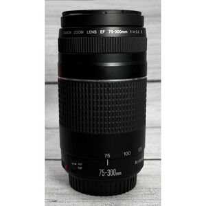 Canon EF 75-300mm F/4-5.6 III Telephoto Zoom Lens 58mm AF MF For EOS